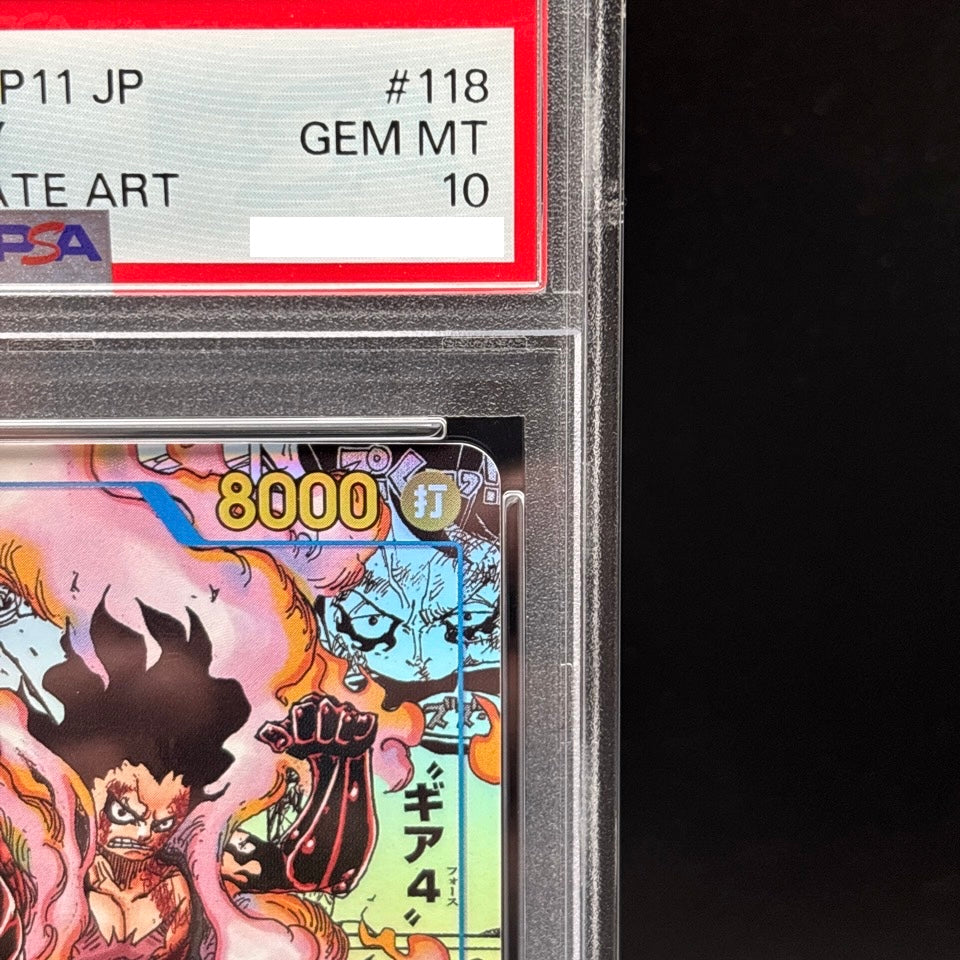 PSA 10 Luffy SEC OP11-118 Manga Alt Art Comic Parallel Fist ONE PIECE Japanese