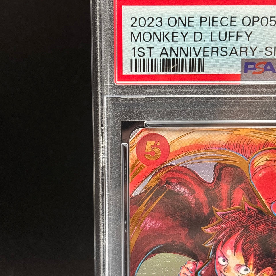 PSA 10 Luffy ST01-012 OP-05 Eiichiro Oda Signature One Piece Card Japanese TCG