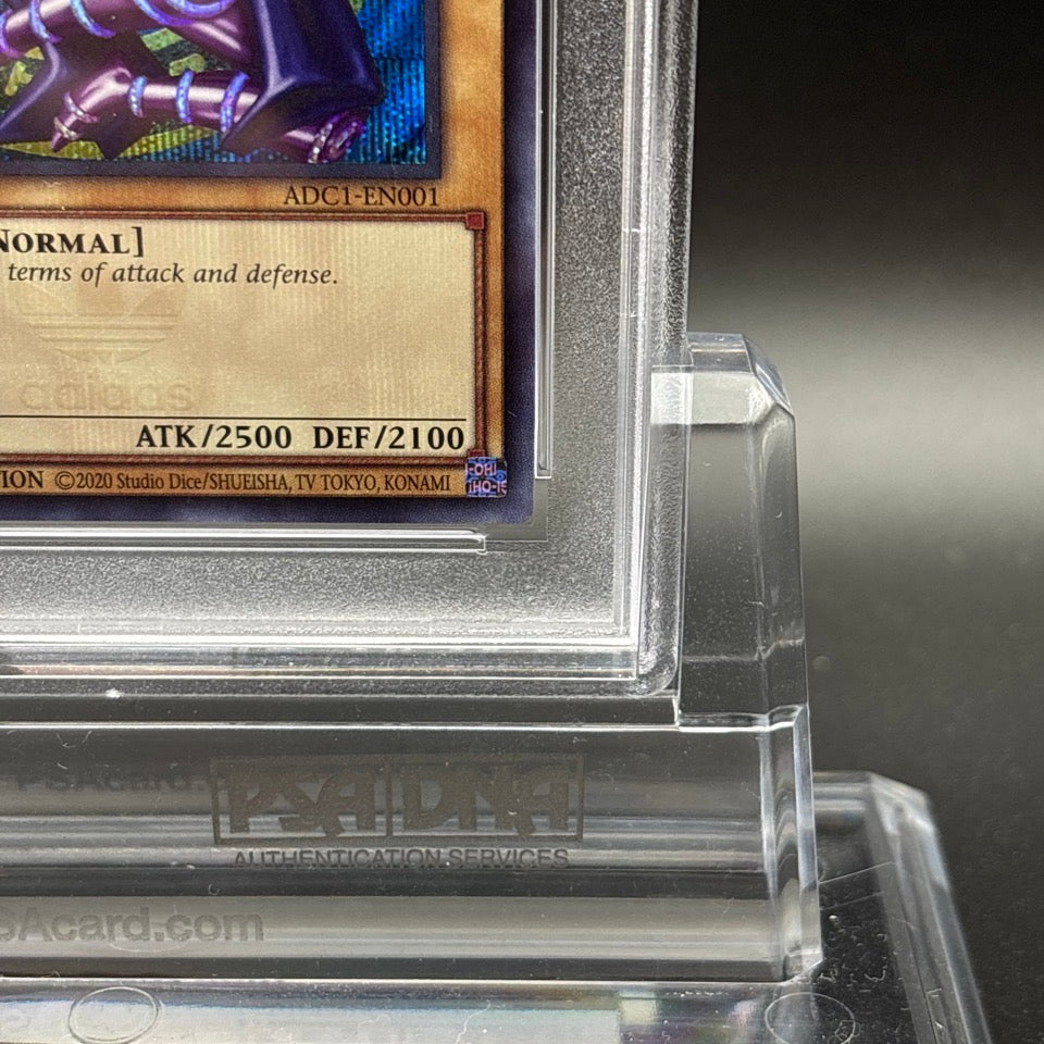 PSA 10 GM 2023 Dark Magician ADC1-EN001 Adidas Promo Secret English YuGiOh Card