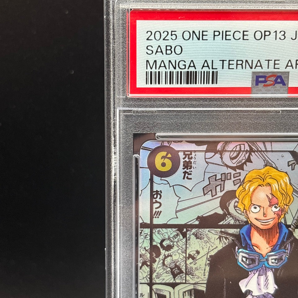 PSA 10 Sabo OP13-120 Manga Alt Art Carrying on His Will ONE PIECE Card Japanese