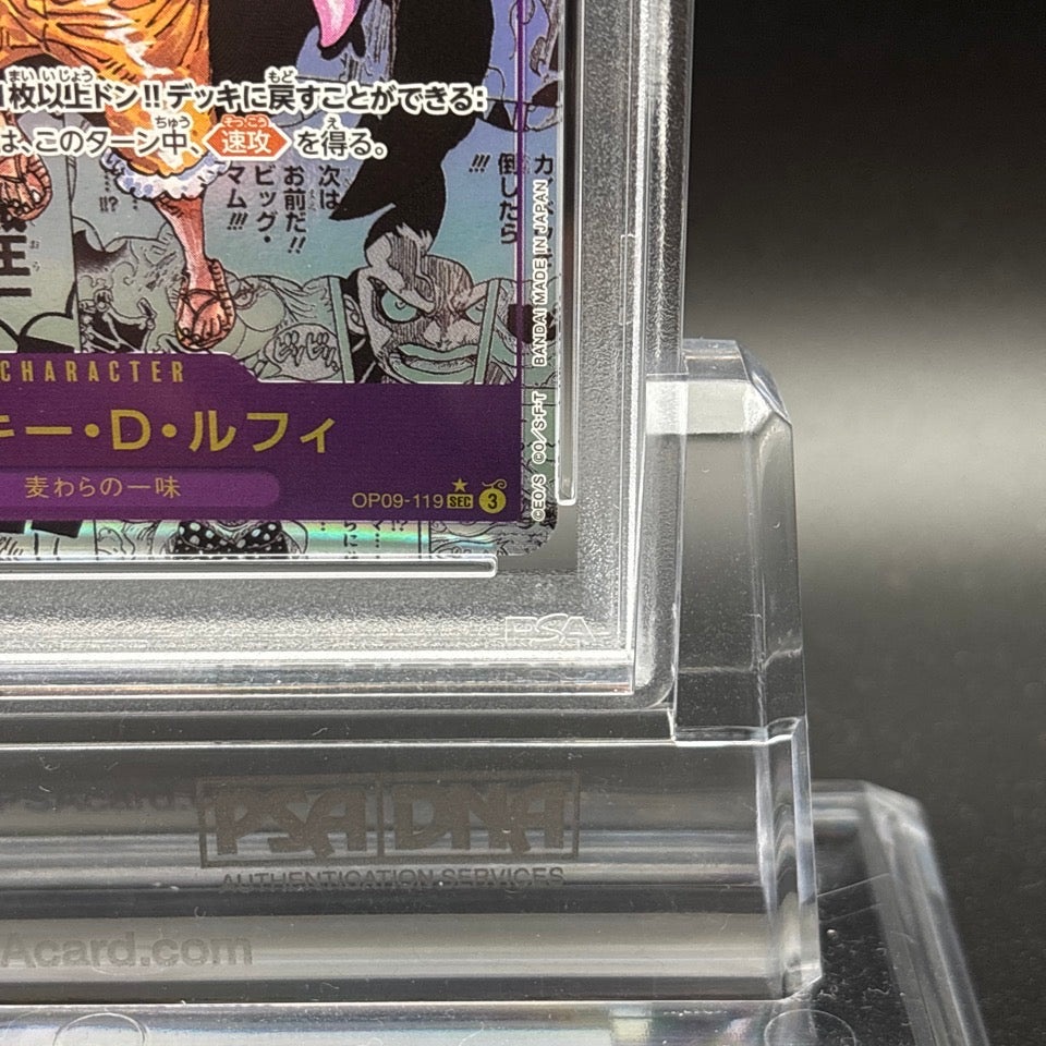 PSA 10 Luffy OP09-119 Manga Alt Art Emperors in the New World ONE PIECE Card