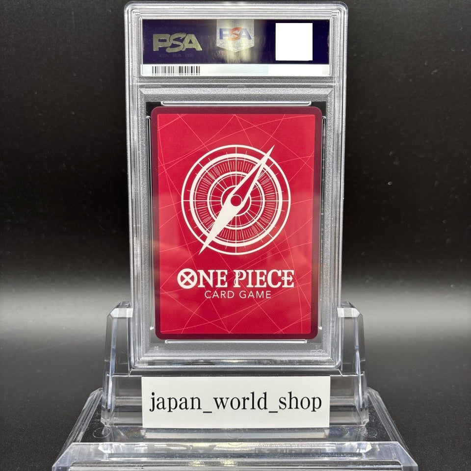 PSA 10 One Piece Card Monkey D Luffy OP05-060 L PSA Magazine Promo English