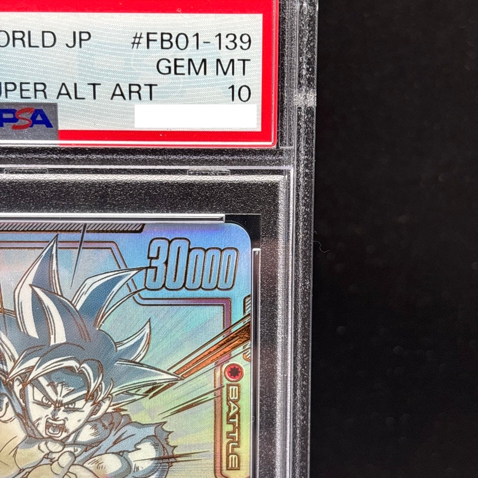 PSA 10 Son Goku SP Alt Art FB01-139 SCR Dragon Ball Fusion World Japanese Card