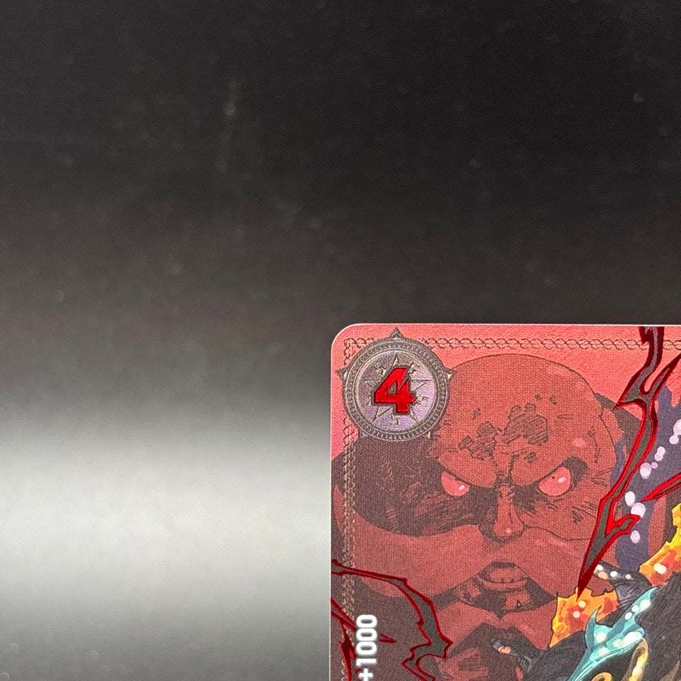 St. Topman Warcury OP13-089 Alt Art Red Text Carrying on His Will One Piece Card