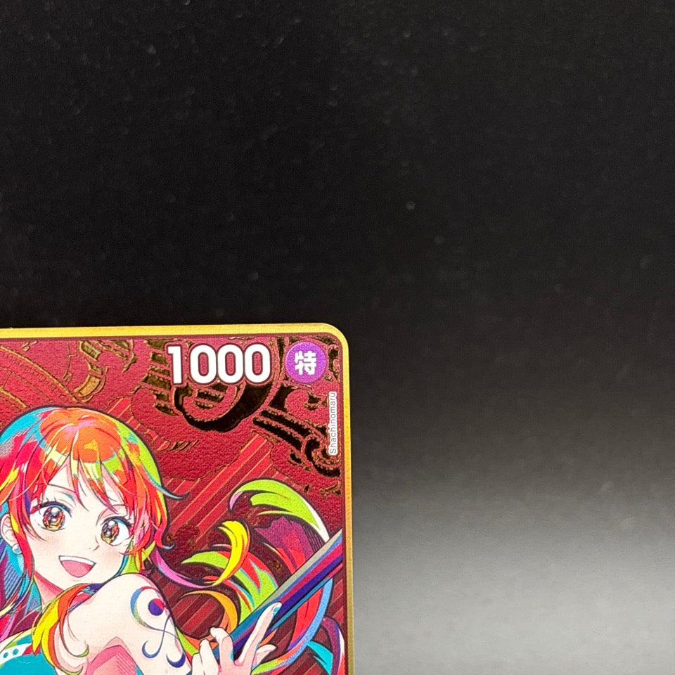 Nami ST01-007 Parallel Gold THE BEST Storage Box Set ONE PIECE Card Japanese NM