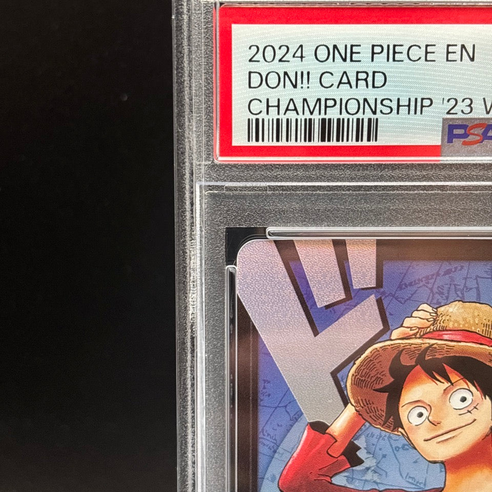 PSA 10 One Pice Don Card Luffy World Final Championship 2023 English Version