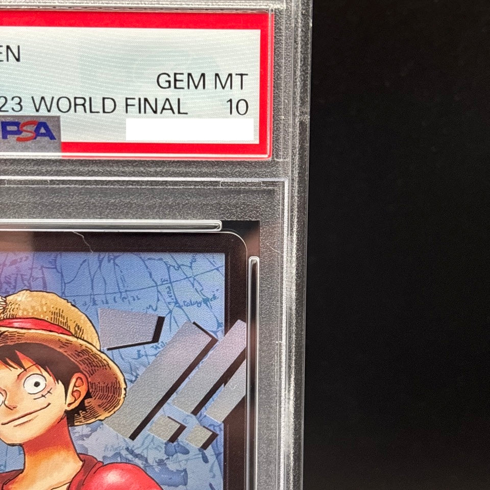 PSA 10 One Pice Don Card Luffy World Final Championship 2023 English Version