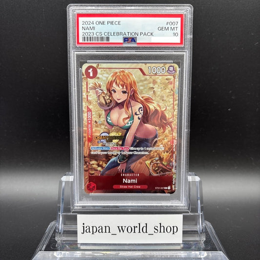 PSA 10 Nami ST01-007 Championship 2023 Celebration Pack One Piece Card English
